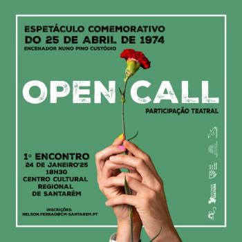 Chamada de Voluntários para participação Teatral de espetáculo comemorativo do 25 de Abril de 1974 - InFátima